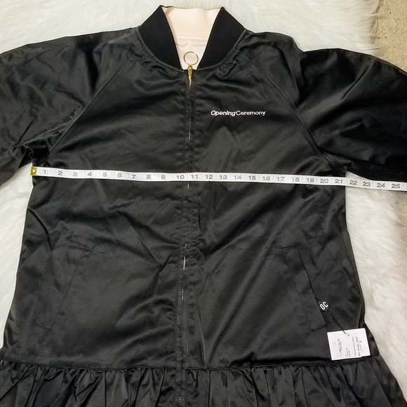 OPENING CEREMONY Reversible Peplum Bomber Jacket - Picture 7 of 14